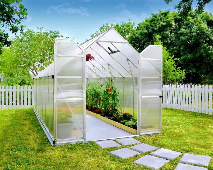 Växthus Essence 11,8 m² Silver Canopia by Palram